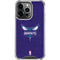NBA Charlotte Hornets Distressed-Purple iPhone 16 Pro Max Clear Case