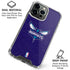 NBA Charlotte Hornets Distressed-Purple iPhone 16 Pro Max Clear Case