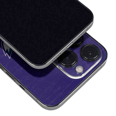 NBA Charlotte Hornets Distressed-Purple iPhone 16 Pro Skin
