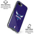 NBA Charlotte Hornets Distressed-Purple iPhone 16e Clear Case