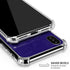 NBA Charlotte Hornets Distressed-Purple iPhone X/XS Clear Case