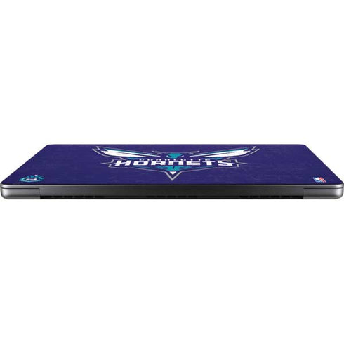 NBA Charlotte Hornets Distressed-Purple Apple MacBook Pro 14-inch Skin