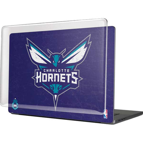 NBA Charlotte Hornets Distressed-Purple MacBook Cases