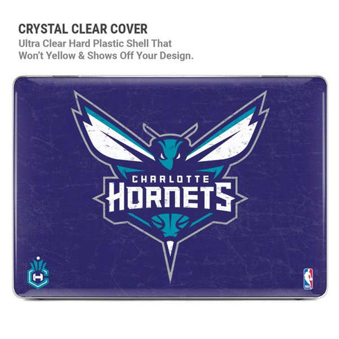 NBA Charlotte Hornets Distressed-Purple MacBook Cases