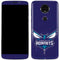 NBA Charlotte Hornets Distressed-Purple Moto E5 Plus Skin