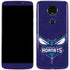 NBA Charlotte Hornets Distressed-Purple Moto E5 Plus Skin