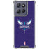 NBA Charlotte Hornets Distressed-Purple Moto G Power 5G (2025) Clear Case