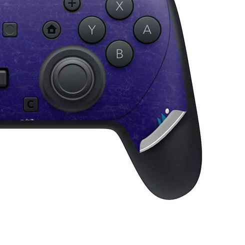 NBA Charlotte Hornets Distressed-Purple Nintendo Switch 2 (2025) Pro Controller Skin