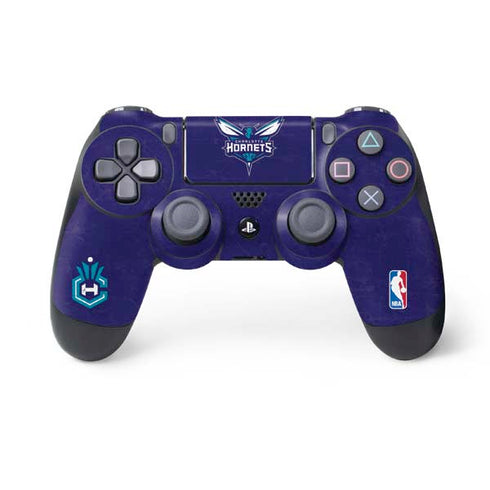 NBA Charlotte Hornets Distressed-Purple PlayStation PS4 Skins