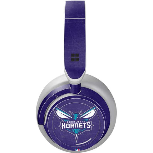 NBA Charlotte Hornets Distressed-Purple Surface Headphones Skin