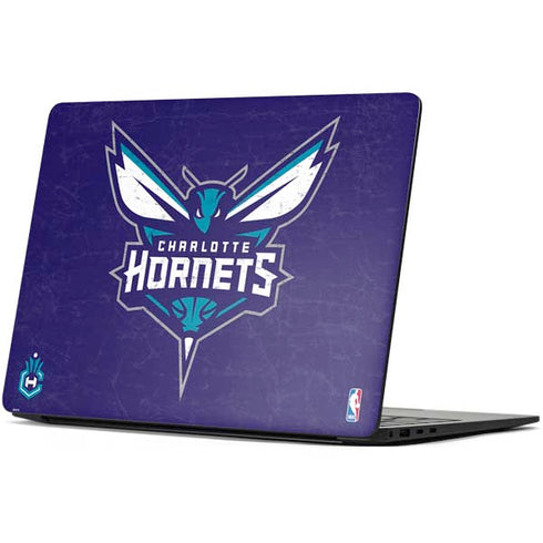 NBA Charlotte Hornets Distressed-Purple Surface Laptop 7 13.8in Skin