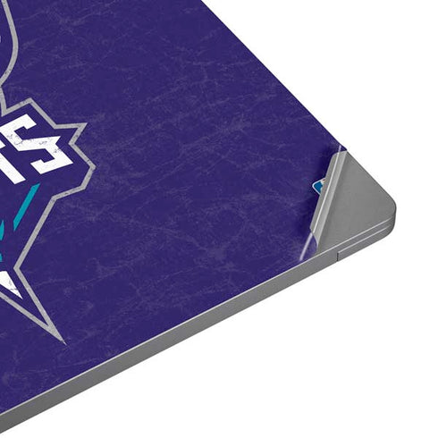 NBA Charlotte Hornets Distressed-Purple Laptop Skins