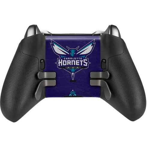 NBA Charlotte Hornets Distressed-Purple Xbox Elite Wireless Controller Series 2 Skin