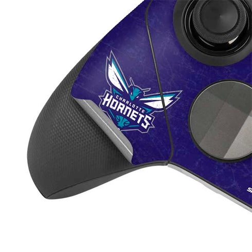 NBA Charlotte Hornets Distressed-Purple Xbox Elite Wireless Controller Series 2 Skin