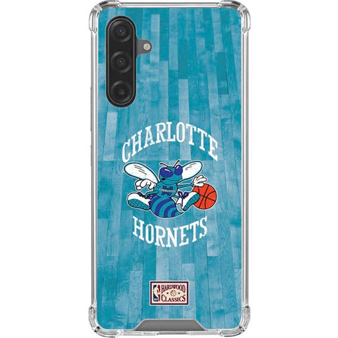 NBA Charlotte Hornets Hardwood Classics Galaxy A17 Clear Case