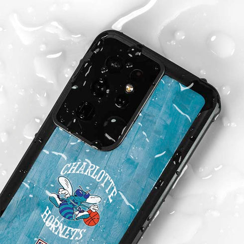 NBA Charlotte Hornets Hardwood Classics Galaxy S24 Ultra Waterproof Case