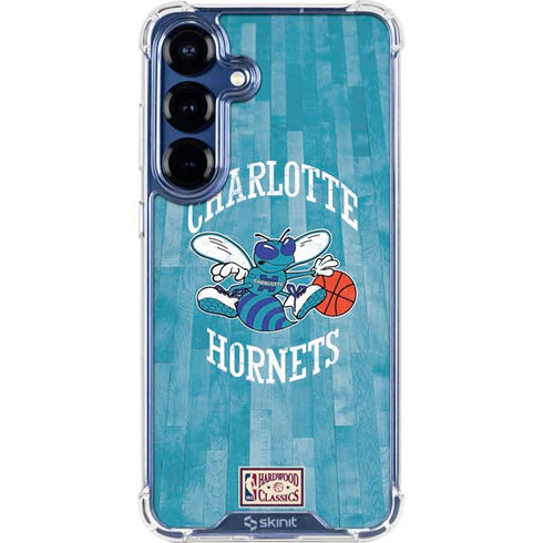 NBA Charlotte Hornets Hardwood Classics Galaxy S25 Plus Clear Case