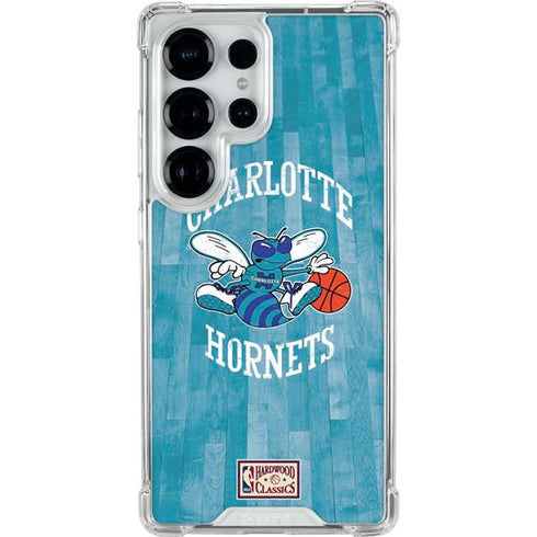 NBA Charlotte Hornets Hardwood Classics Galaxy S25 Ultra Clear Case