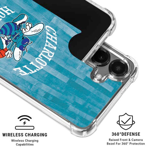 NBA Charlotte Hornets Hardwood Classics Galaxy S26 Clear Case
