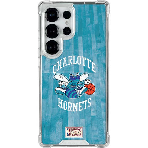 NBA Charlotte Hornets Hardwood Classics Galaxy S26 Ultra Clear Case