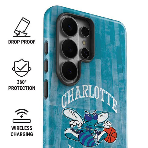 NBA Charlotte Hornets Hardwood Classics Galaxy S26 Ultra Impact Case