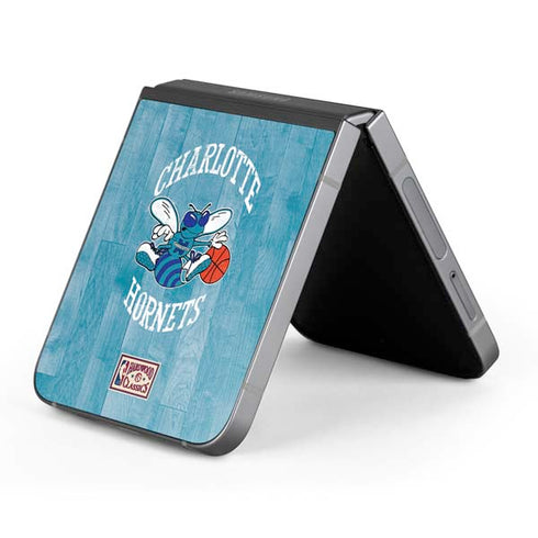 NBA Charlotte Hornets Hardwood Classics Galaxy Z Flip6 Skin