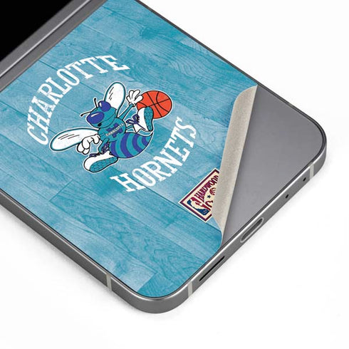 NBA Charlotte Hornets Hardwood Classics Galaxy Z Flip6 Skin
