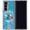 NBA Charlotte Hornets Hardwood Classics Galaxy Z Fold5 5G Clear Case