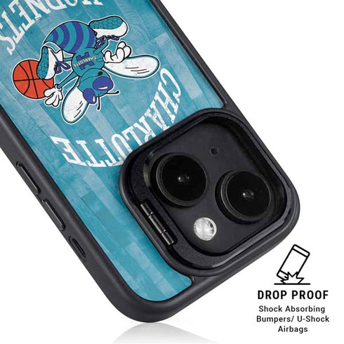 NBA Charlotte Hornets Hardwood Classics iPhone 14 Plus Kickstand Case