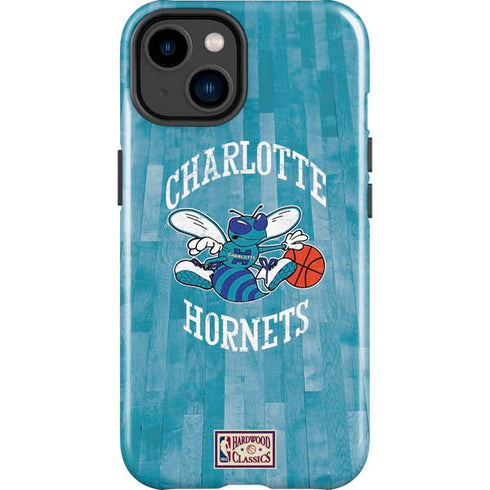 NBA Charlotte Hornets Hardwood Classics iPhone 15 Impact Case