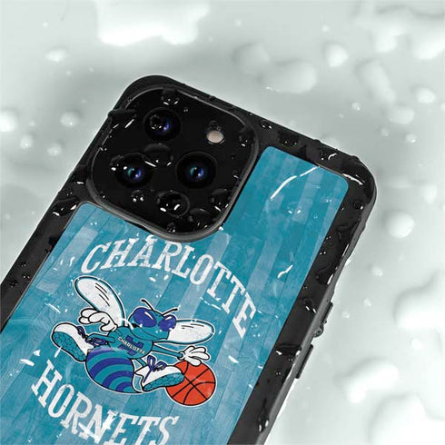 NBA Charlotte Hornets Hardwood Classics iPhone 15 Pro Waterproof Case