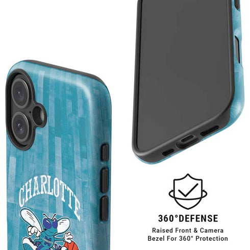 NBA Charlotte Hornets Hardwood Classics iPhone 16 Magsafe Impact Case