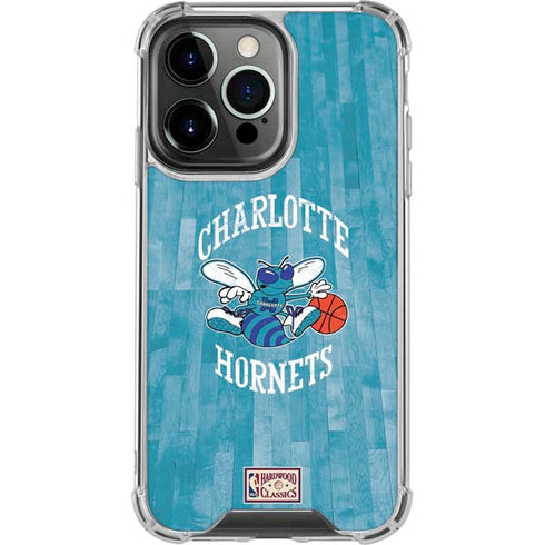 NBA Charlotte Hornets Hardwood Classics iPhone 16 Pro Clear Case