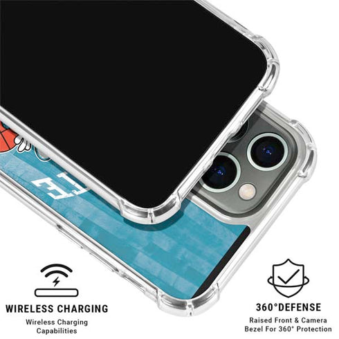 NBA Charlotte Hornets Hardwood Classics iPhone 16 Pro Max Clear Case