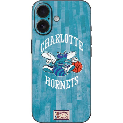 NBA Charlotte Hornets Hardwood Classics iPhone 16 Skin