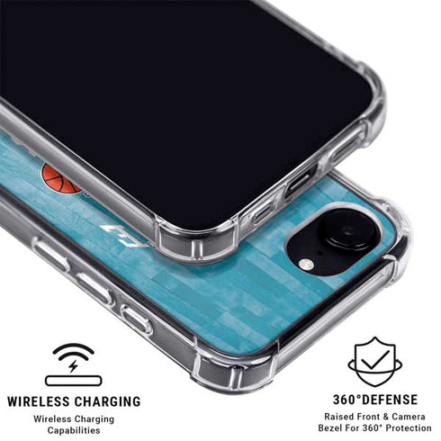 NBA Charlotte Hornets Hardwood Classics iPhone 16e MagSafe Case