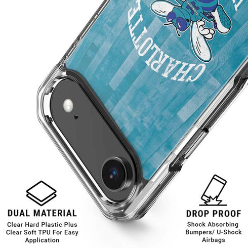 NBA Charlotte Hornets Hardwood Classics iPhone 17 Air Clear Case