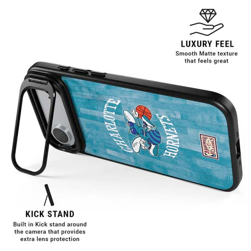 NBA Charlotte Hornets Hardwood Classics iPhone 17 Air Kickstand Case