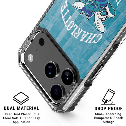 NBA Charlotte Hornets Hardwood Classics iPhone 18 Pro Clear Case