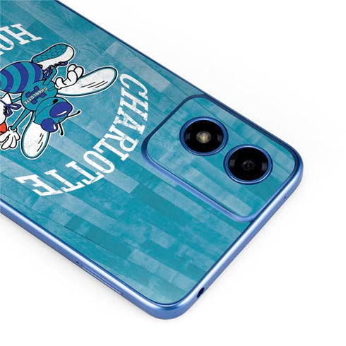 NBA Charlotte Hornets Hardwood Classics Moto G Play 4G (2024) Skin