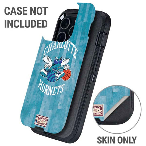 NBA Charlotte Hornets Hardwood Classics Otterbox Defender iPhone Skin