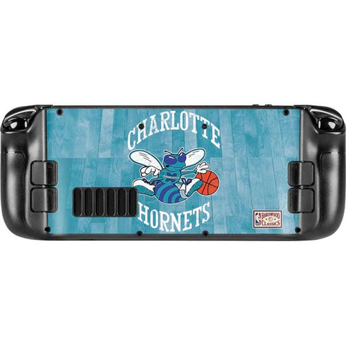 NBA Charlotte Hornets Hardwood Classics Steam Deck Handheld Gaming Computer OLED Skin