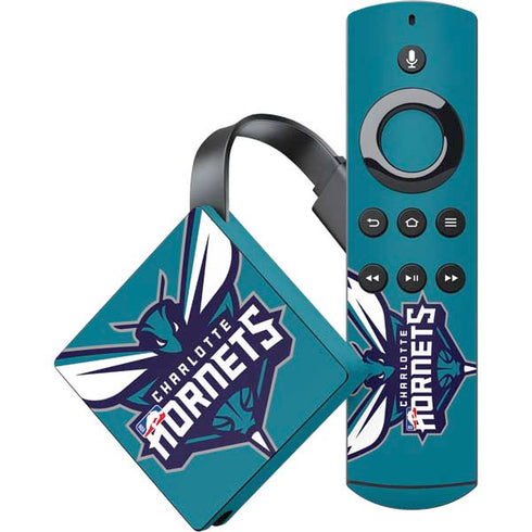 NBA Charlotte Hornets Large Logo Amazon Fire TV Skin