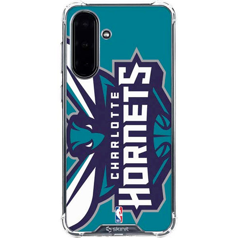 NBA Charlotte Hornets Large Logo Galaxy A36 5G Clear Case
