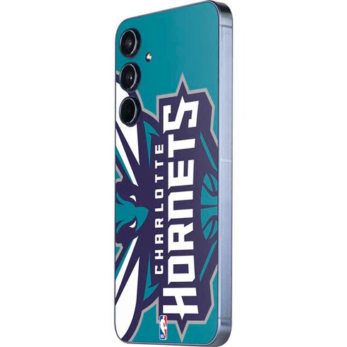 NBA Charlotte Hornets Large Logo Galaxy A55 5G Skin