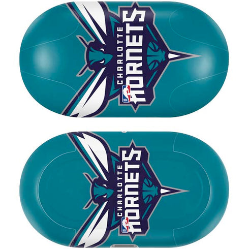 NBA Charlotte Hornets Large Logo Galaxy Buds Plus Skin