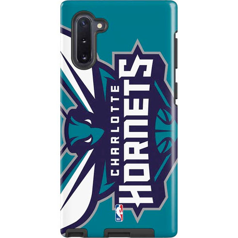NBA Charlotte Hornets Large Logo Galaxy Cases