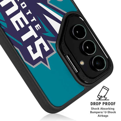 NBA Charlotte Hornets Large Logo Galaxy S25 Kickstand Case