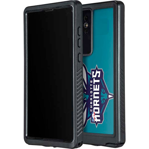NBA Charlotte Hornets Large Logo Galaxy S24 Ultra Waterproof Case