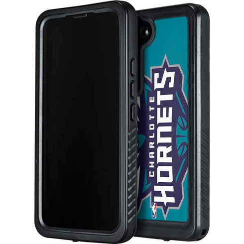 NBA Charlotte Hornets Large Logo Galaxy S24 Waterproof Case
